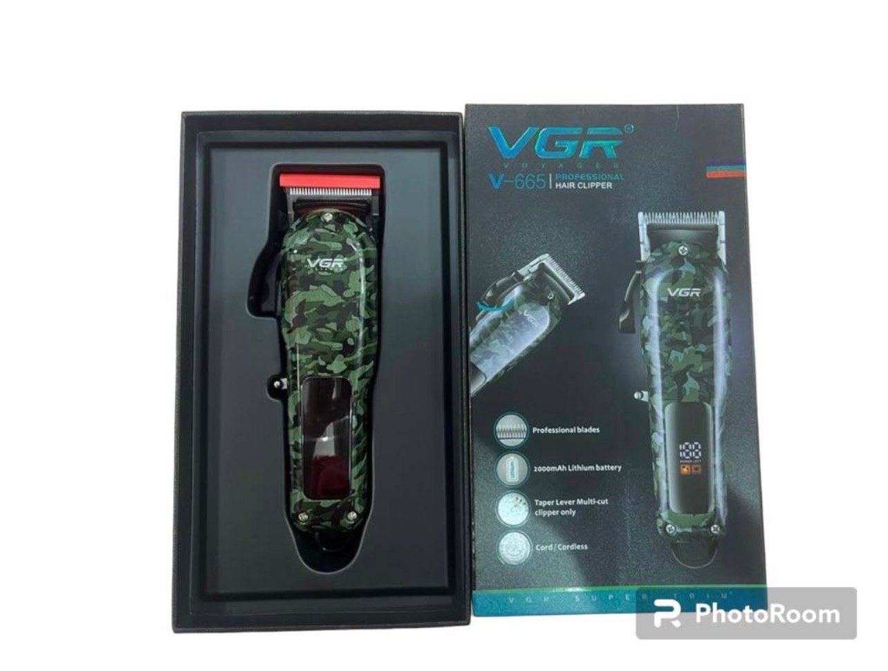 Máquina Cortadora de Cabello Profesional VGR V-665