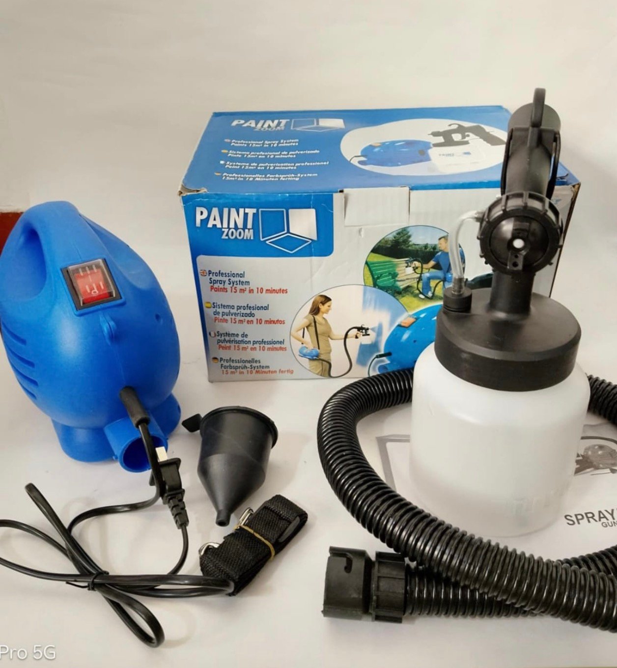 Pistola y Compresor para Pintar Paint Zoom